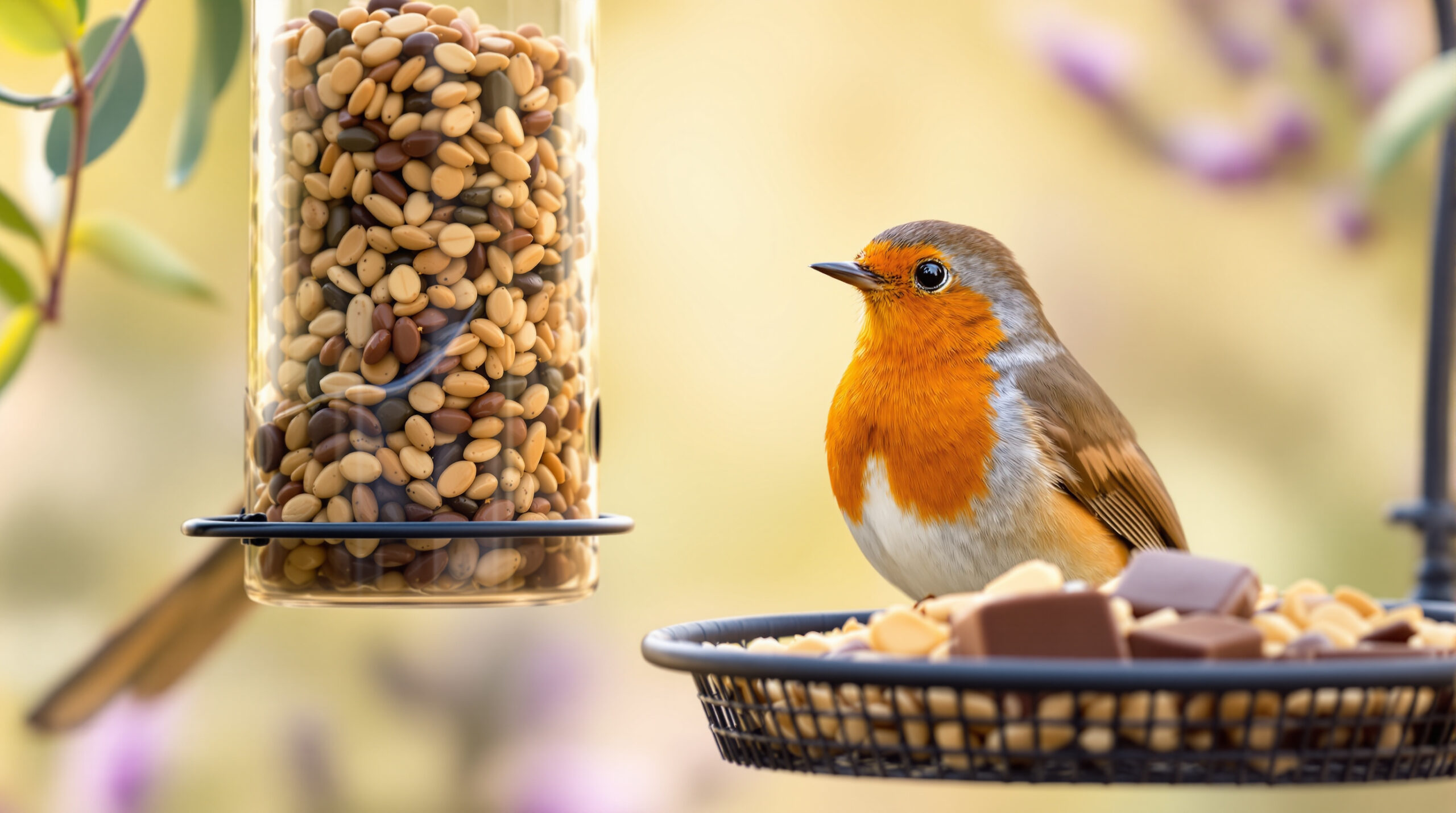 Il cibo da non mettere mai nelle mangiatoie: è tossico per i pettirossi