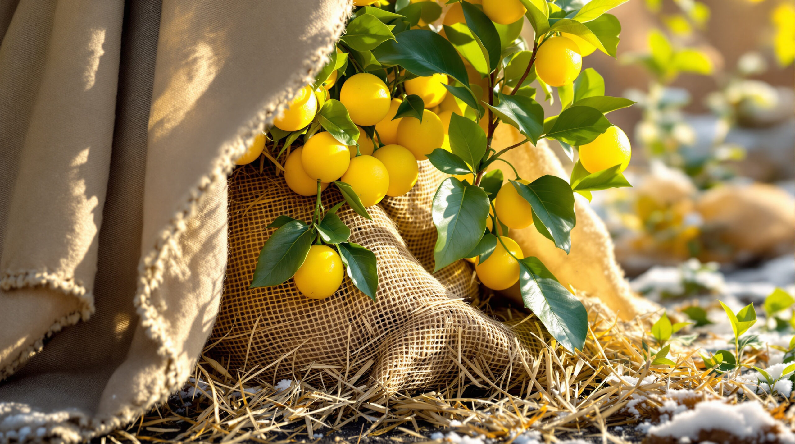 Proteggere il limone dal gelo: il telo non basta, devi isolare anche questa parte