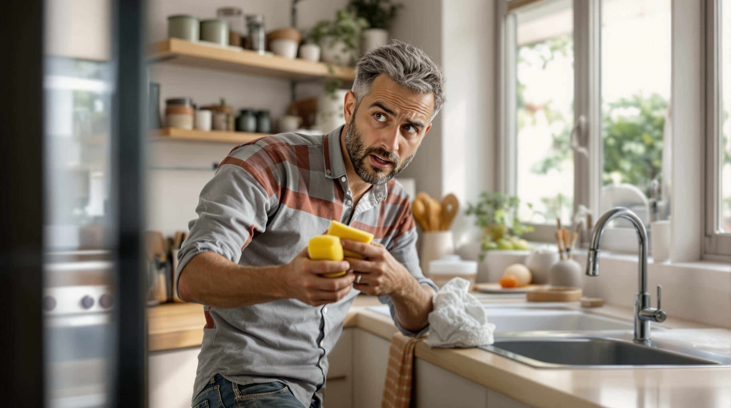 Spugna dei piatti piena di batteri? Non buttarla: ecco come sterilizzarla nel microonde in 2 minuti