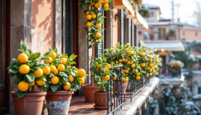 Agrumi sul balcone: come farli sopravvivere all’inverno senza serra