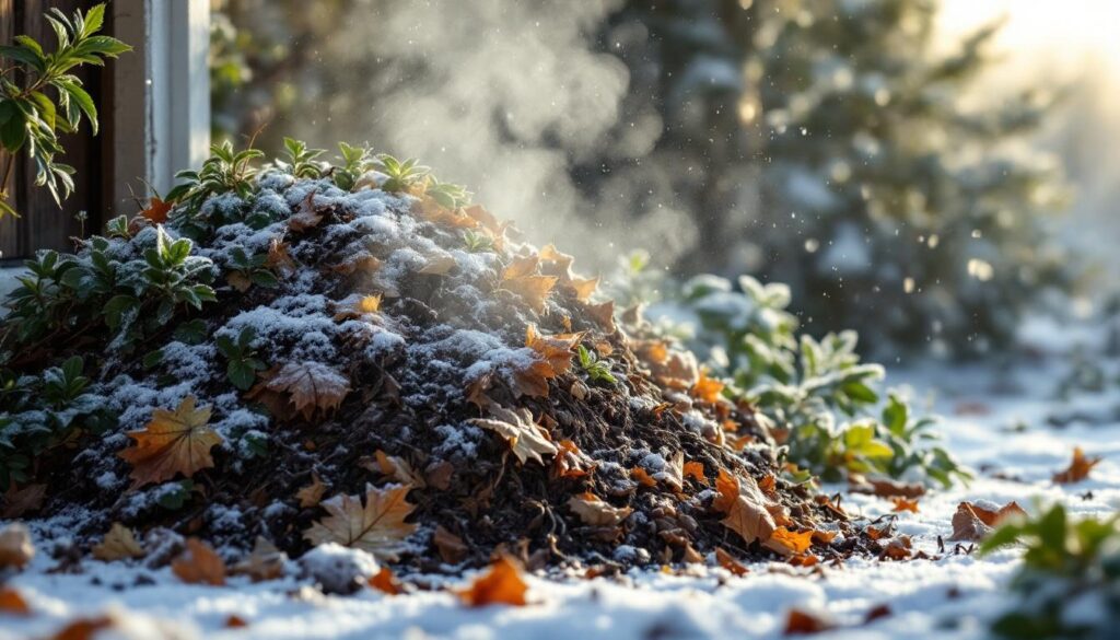 scopri il trucco per mantenere il compost attivo anche durante le temperature sotto zero e migliorare il tuo giardinaggio tutto l'anno.