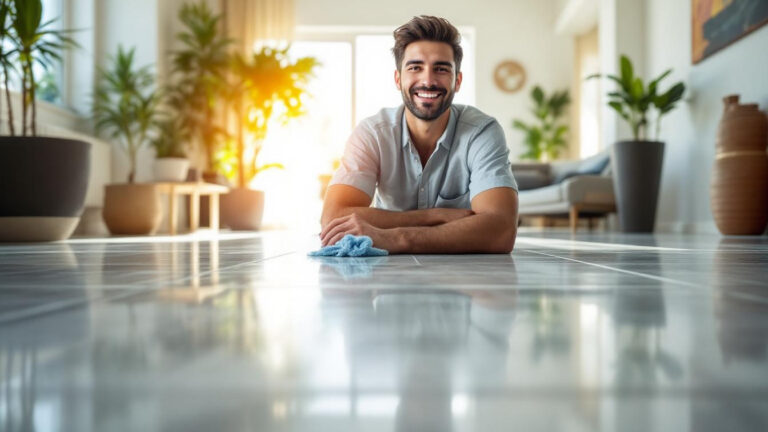 Il trucco per pavimenti brillanti senza fatica
