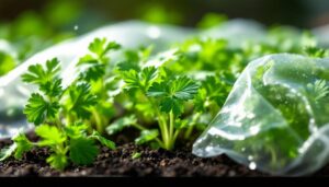 scopri i risultati sorprendenti del test sul seminare il prezzemolo sotto plastica, una tecnica innovativa per una crescita più rapida e sana.