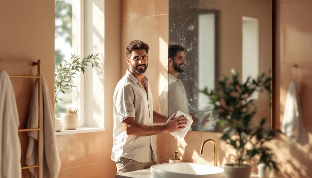 scopri come prevenire la formazione di appannamento sullo specchio del bagno dopo la doccia con semplici e efficaci consigli. addio specchi appannati per sempre!