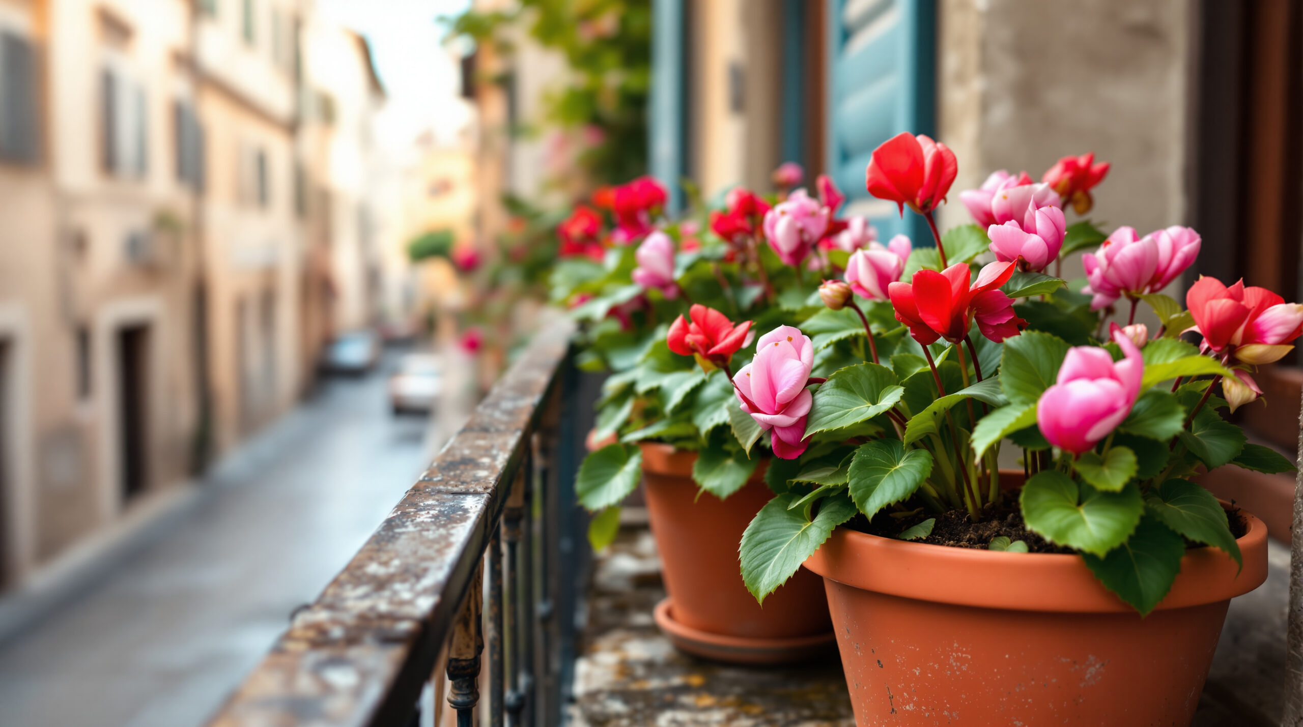 Ciclamini afflosciati sul balcone: l’errore dell’innaffiatura che li sta uccidendo