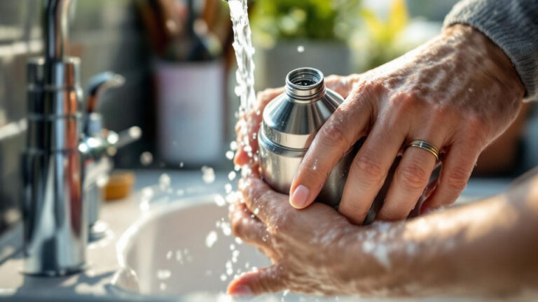 Come pulire davvero la borraccia: il metodo che elimina i batteri