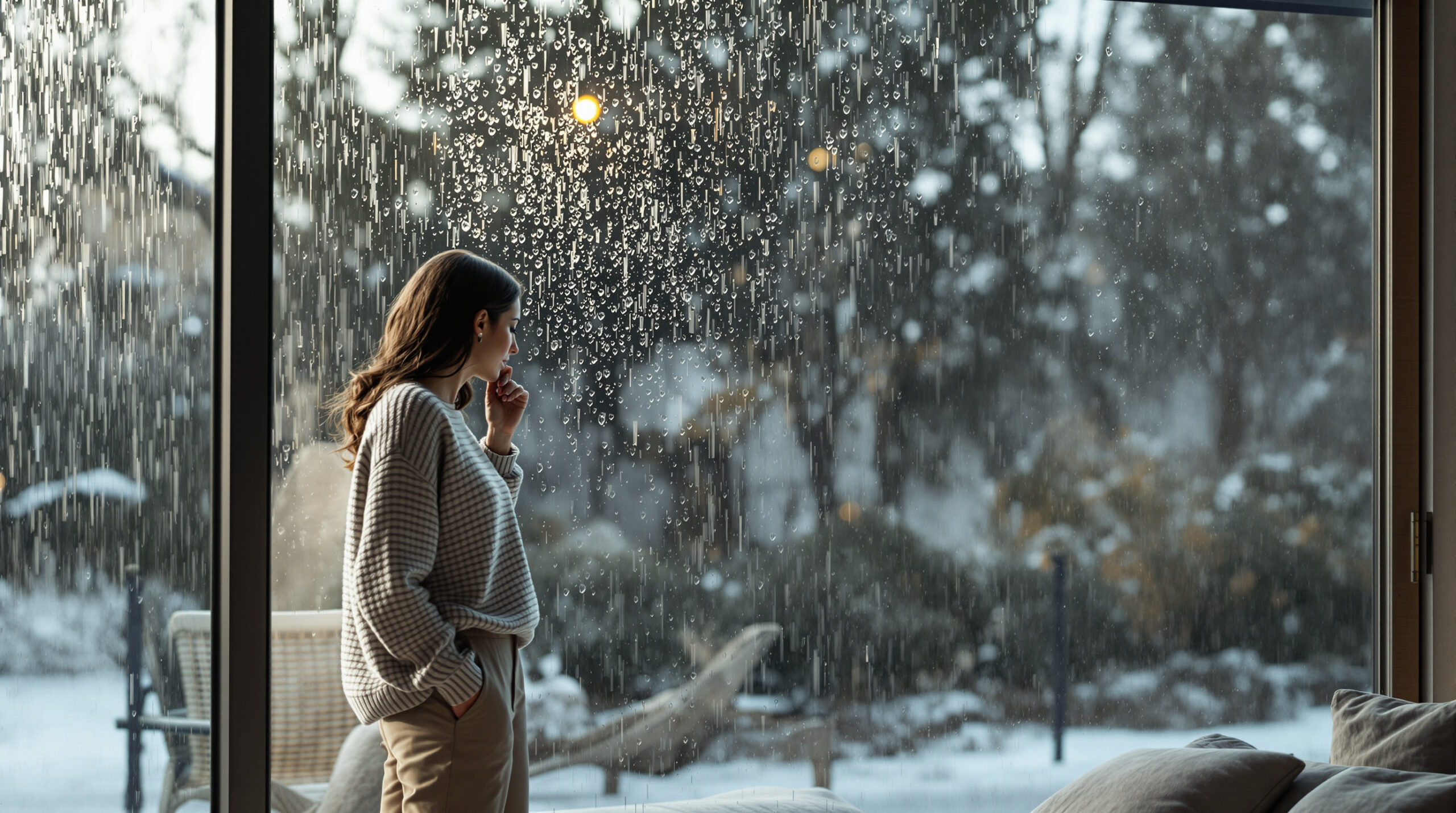 Condensa sui vetri con la pioggia: il trucco per evitare la muffa sui bordi delle finestre
