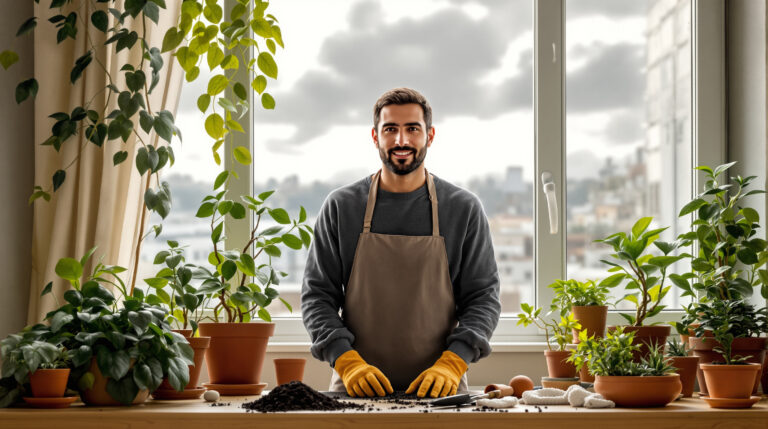 domenica nuvolosa: scopri perché è il momento ideale per rinvasare le tue piante d'appartamento e dare loro nuova vita.