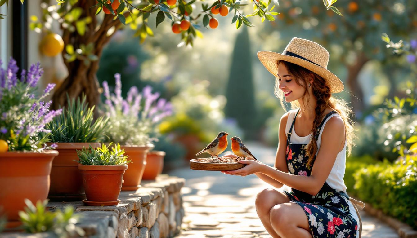 Il gesto da fare questa settimana per avere pettirossi in giardino tutto l’anno