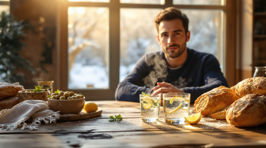 scopri il segreto del bicchiere d'acqua tiepida prima dei pasti che migliora la digestione e favorisce il benessere intestinale.