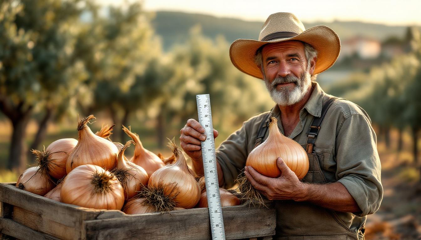 La regola dei 7 cm che separa chi raccoglie cipolle enormi da chi si lamenta