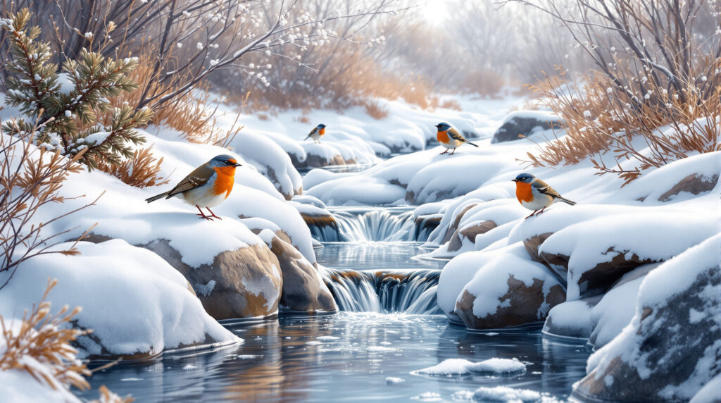scopri come l'acqua d'inverno diventa il dettaglio essenziale per attirare più uccelli nel tuo giardino, superando qualsiasi mangiatoia costosa.