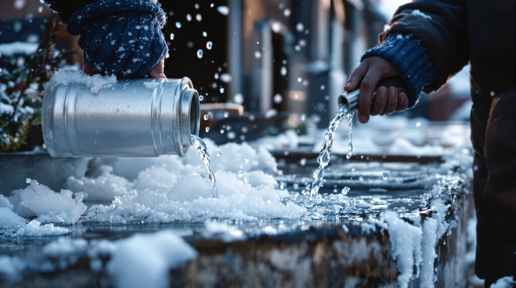 scopri il trucco semplice e efficace per mantenere l'acqua nella mangiatoia sempre liquida, anche durante le gelide notti invernali.
