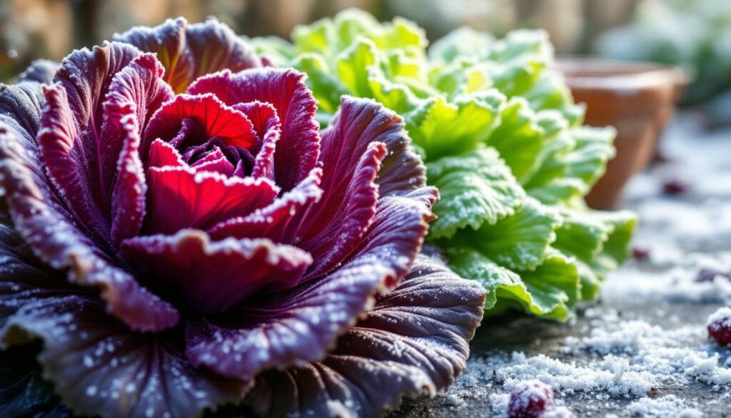 scopri quali insalate resistono al gelo e come coltivarle per raccogliere verdure fresche tutto l'inverno nel tuo orto.