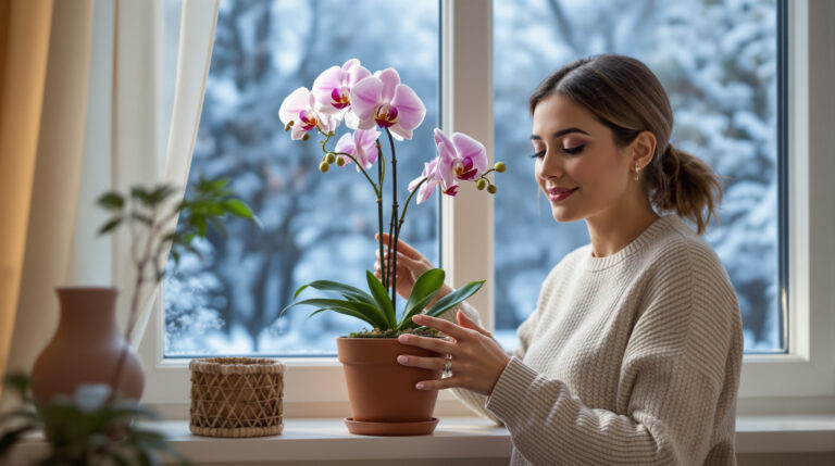 Orchidea che non fiorisce da mesi? Il trucco della “notte fredda” da provare stanotte