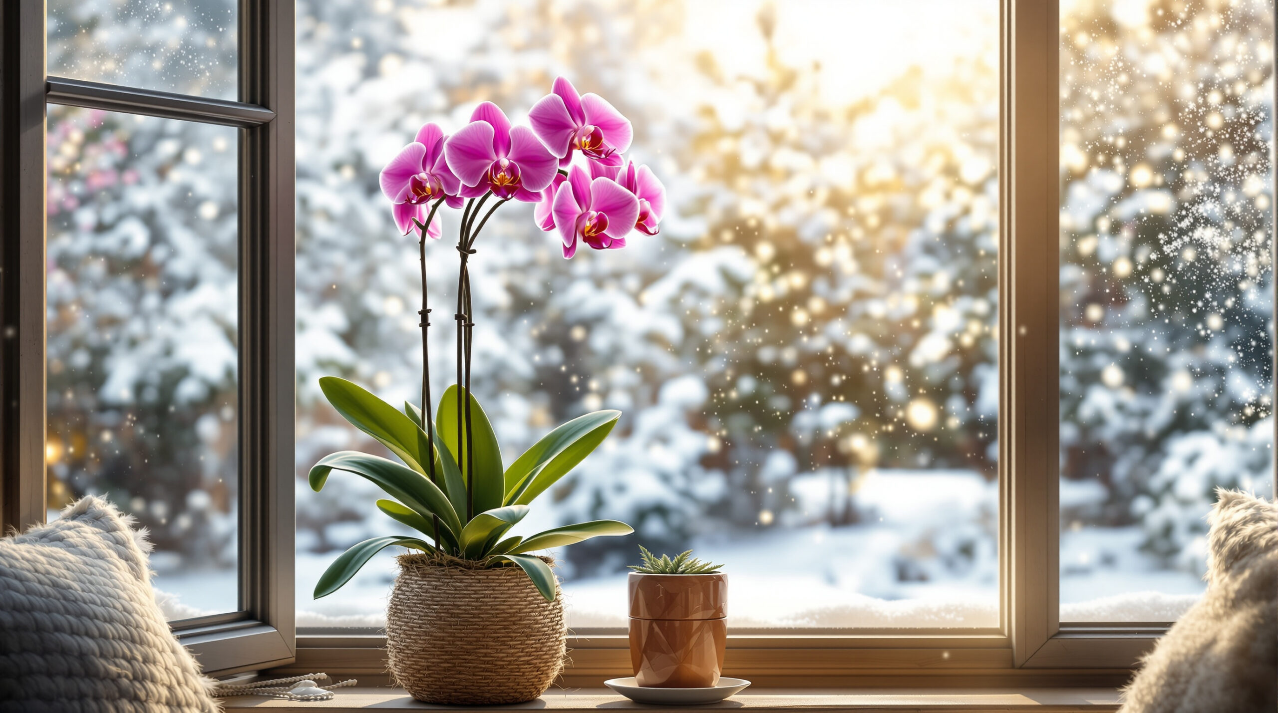 Orchidea ferma da mesi? Il trucco della “differenza termica” per farla rifiorire in inverno