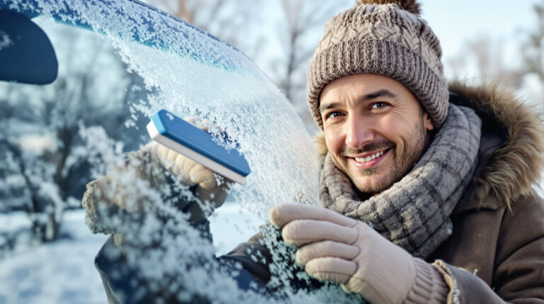 Parabrezza ghiacciato: il trucco perfetto per sbrinarlo senza danni
