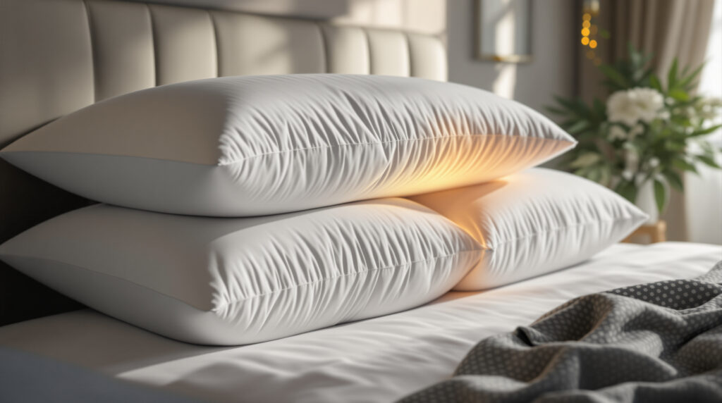 scoprite perché dormire con due cuscini può danneggiare la vostra cervicale senza che ve ne accorgiate e come migliorare la qualità del vostro sonno con semplici accorgimenti.