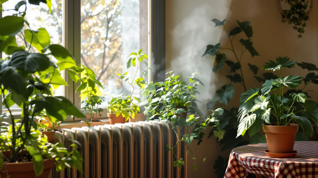 scopri perché le piante d'appartamento non devono essere posizionate vicino al termosifone e come proteggerle dallo stress da calore per evitare la perdita delle foglie.