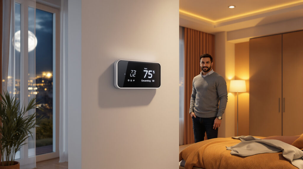 scopri come impostare il termostato di notte per mantenere la temperatura ideale, risparmiare energia e non avere mai freddo durante il sonno.