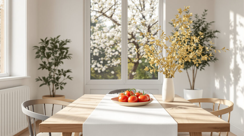 scopri il gesto immediato da fare quando la tovaglia si macchia durante il pranzo per evitare aloni permanenti e mantenere il tessuto come nuovo.