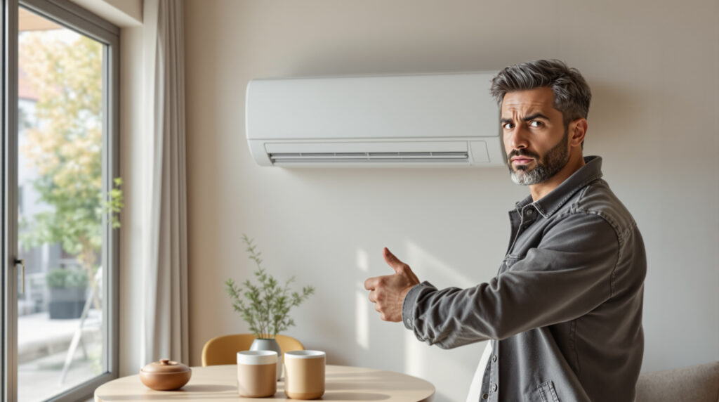 scoprite perché usare il condizionatore per riscaldare può aumentare notevolmente la vostra bolletta e come evitare questo errore comune.